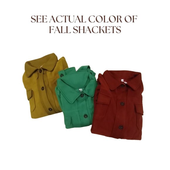 #334 PLUS FLEECE SHACKET - Picture 15 of 15